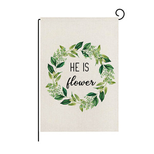 2026 Polyester Rectangle Garden Flag Spring Watercolor Flowers Scenery Printed Outdoor Decorative Flag Yard Party <b>Small</b> Flag - Product Image 3