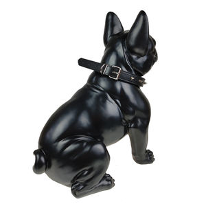 Polyresin Scultura A Mano Realistico Cane Della Resina Della Decorazione Della Casa Francese Statu Fabbricazione Professionale Frenchie o Americano Bullo - Product Image 2