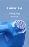 UMETASS vente en gros 1L HDPE jerrycan baril en plastique gallon seau Support ajouter 40% PCR pour Adblue chimique liquide savon à vaisselle