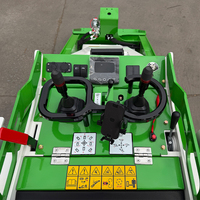 Chargeuse sur chenilles compacte Derette V1000 Pro Mini XC1100 avec moteur diesel Kubota de 25 CV pour travaux de construction