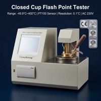 Aparato Profesional Automático Digital para el Análisis del Punto de Inflamación del Asfalto y Combustible, Probador de Punto de Inflamación Huazheng Pensky Martens