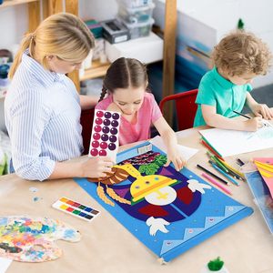 Juego de decoración de fieltro DIY de primera comunión para Iglesia, <span class=keywords><strong>Domingo</strong></span>, niños y niñas, artesanía católica, Kit de pancarta de comunión Santa, bolsa para la escuela trasera - Product Image 4