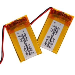 사용자 정의 602035 50mah 800mah <span class=keywords><strong>3.7v</strong></span> 리튬 폴리머 배터리 리튬 이온 셀 충전식 배터리 Lipo 배터리 - Product Image 6