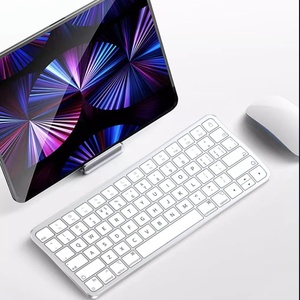 คีย์บอร์<span class=keywords><strong>ด</strong></span>ไร้สายสำหรับแท็บเล็ต iPad และ Mac แบบพกพา น้ำหนักเบา รองรับการสัมผัสแบบ Capacitive ได้รับการรับรองมาตรฐาน ROHS <span class=keywords><strong>พ</strong></span>ร้อมตัวเลือกโลโก้แบบกำหน<span class=keywords><strong>ด</strong></span>เอง - Product Image 4