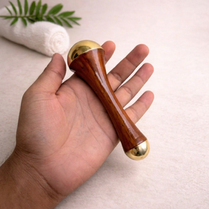 Varita tradicional india de bienestar para lifting facial, relajación y cuidado personal con tecnología de metal Kansa a los precios más bajos. - Product Image 1