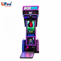 Machine de boxe à LED LIFUN, testeur de force pour adultes, fonctionnant à pièces, idéale pour la promotion d'événements en bar