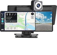 Penjualan Terlaris Monitor Kamera Mobil 4K 10" Portabel ADAS Carplay Sistem Navigasi Mobil dengan Dash Cam