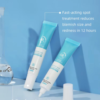 Crème anti-taches efficace et rapide 20g, gel à l'acide salicylique pour éliminer l'acné et les points noirs, lotion pour le soin du visage à action rapide