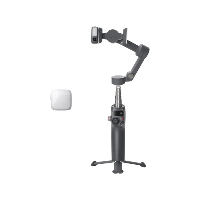 Osmo Mobile 8 Vlog Set with Mic Mini Black Portable 3 Axis Smartphone Gimbal for Content Creators