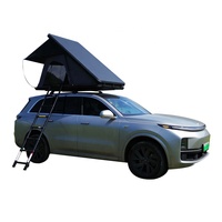 Tente de toit rigide en aluminium à installation rapide, design fin, ouverture automatique quatre saisons, pour camping en voiture, 4x4, SUV, voyages tout-terrain