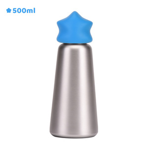 Taza de Café de 500 ml, Acero Inoxidable 316, Aislada, Superventas, Diseño Creativo con Estrellas, Botella de Agua Deportiva Portátil para Estudiantes <span class=keywords><strong>y</strong></span> Niños - Product Image 4