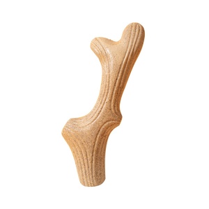 Bâtonnets à mâcher <span class=keywords><strong>pour</strong></span> chiens en forme de bois de cerf : bâtonnets dentaires comestibles et sûrs <span class=keywords><strong>pour</strong></span> les chiens agressifs. Nettoie les dents, rafraîchit l'haleine. Chiens de petite à grande taille. - Product Image 5
