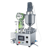 Machine de remplissage pneumatique en acier inoxydable de qualité alimentaire SUS 304 pour le durcissement de petits sachets de sauce jus d'épices fromage