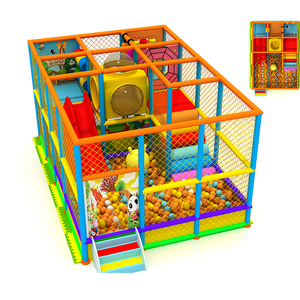 Aire de jeux intérieure commerciale avec des jeux d'escalade souples et une piscine à balles en plastique pour les centres pour enfants - Product Image 6