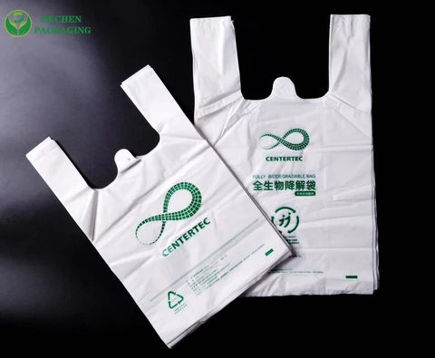Sac T-shirt personnalisé & T-shirt sacs en plastique en gros