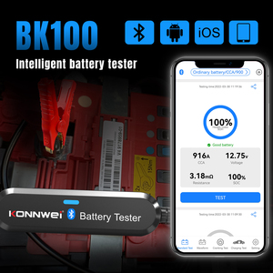 Testeur de <span class=keywords><strong>batterie</strong></span> KONNWEI BK100 2026 le plus vendu – Moniteur de forme d'onde de tension pour tests de démarrage et de charge AGM, EFB, GEL - Product Image 6