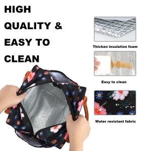 Women Insulated <b>Lunch</b> <b>Box</b> Reusable Leakproof Large Spacious Cooler <b>Lunch</b> Bag - Product Image 5