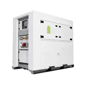 Solução híbrida do poder Gerador móvel industrial do poder do armazenamento de energia do recipiente do sistema do armazenamento energia para o negócio alugado