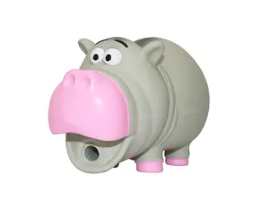 Thinkerpet OEM Oink Hippo Squeaky Pet Toys Latex Dog Toy