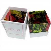 Boîtes cadeaux personnalisées pour fleurs et bijoux, en papier/carton, design papillon, impression offset, vente en gros, emballages exquis