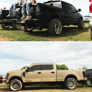 Derin çanak 8x170 dövme tekerlekler 20x10 22x12 22x14 24x14 26x14 26x16 28x14 28x16 GMC Sierra RAM1500 için büyük kamyon için Offroad jantlar - Product Image 4