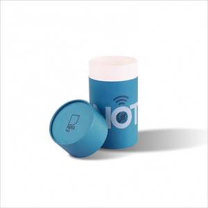 Emballage sous forme de tube en papier cosmétiques, 10 pièces, emballage en carton pour bouteille de café, kraft et thé, cookies magnétiques, design rond - Product Image 3