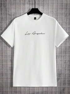 Conjunto de Camiseta y Pantalones Cortos de Algodón Blanco, Cuello Redondo, Manga Corta, Color Sólido, Unisex, Ropa de Verano - Product Image 5