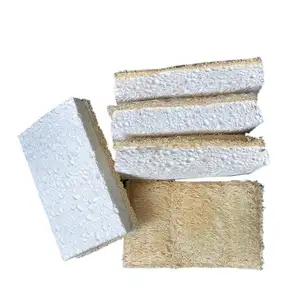 Miếng Bọt Biển Cellulose Cotton Bột Gỗ Tự Nhiên Phong Cách Mới Nhất Miếng Bọt Biển Đĩa Cellulose Không Chứa Nhựa Xơ Mướp Với Cọ Rửa Xơ Mướp