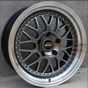 Fonyee BB <span class=keywords><strong>Sport</strong></span> Deep Dish 17 18 pulgadas 5x100 0/108/114.3 4x100 5 agujeros negro Auto Rines llantas de coche Mag ruedas de aleación para BMW <span class=keywords><strong>Toyota</strong></span> VW - Product Image 6