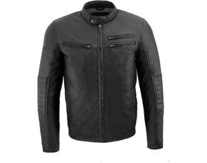 Veste en cuir pour hommes de style la plus vendue, différentes couleurs disponibles pour l'hiver, veste en cuir au meilleur prix - Product Image 1