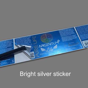 FX Durable Bright Silver Metallic Roll Labels Self-Adhesive Adhesive <b>Stickers</b> Custom <b>Logo</b> for Craft Product - Product Image 4