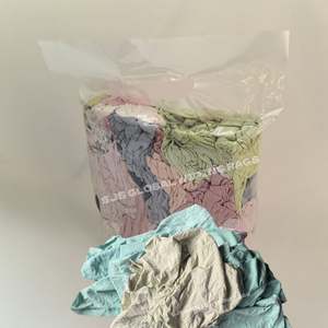 Chiffons en coton 100% de couleur claire de qualité supérieure avec une forte absorption d'eau et d'huile pour le nettoyage industriel en 1 kg - Product Image 1