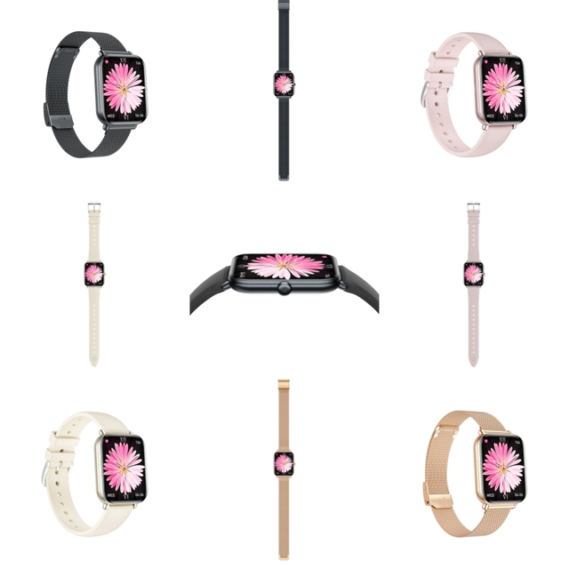 CD03 2024 Wholesale OLED Display Square Shape Android 2-in-1 Smartwatch with Earphones Round Smartwatches at Low Price