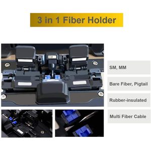 เครื่องเชื่อมใยแก้วนำแสง QIIRUN รุ่น AI-9 หน้าจอสัมผัส 5 นิ้ว 6 มอเตอร์ ระบบจัดตำแหน่งแกนกลาง - Product Image 4