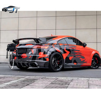 Aileron avant, jupes latérales et diffuseur arrière en fibre de carbone pour Audi TT TTRS TTS – Haute Qualité