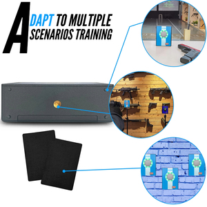Cible d'entraînement à la tir à sec IDPA pour la maison. Cible <span class=keywords><strong>laser</strong></span> rechargeable. Son auto-installé et retour d'information instantané par flash. - Product Image 4