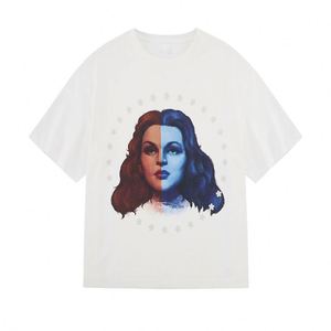 T-shirt sport décontracté surdimensionné pour homme en coton tricoté 100% personnalisé, impression numérique, manches courtes, 180 grammes, 2025 - Product Image 2