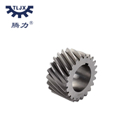 Roda Gigi Presisi Tinggi Untuk Transmisi Planetary Angled 42 Gigi Logam Gear Helical