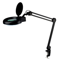 Cosmetic Lamp Eye Lash Electronics Inspection LED Beauty Eyelash Extensions Swing Arm Desk Magnifying Lamp with Stand or Clamp