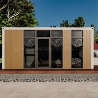 Casa Contenedor Modular Prefabricada Moderna y Económica, Panel Sándwich Transpirable de EPS/Lana de Roca, Marca SS
