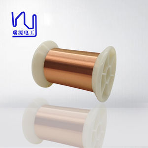 Alambre de Cobre Esmaltado para Bobinado Magnético, Soldable, de Alta Calidad, Similar a Elektrisola, 0.012-0.5mm - Product Image 1