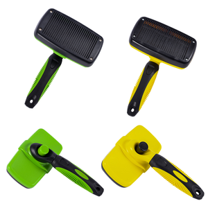 Selbstreinigende, umweltfreundliche und sichere Tierhaarbürste aus Edelstahl – Massage- und Pflegewerkzeug für Hunde und Katzen gegen Fellwechsel - Product Image 3