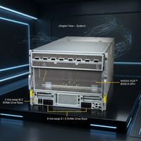 SYS-822GS-NB3RT 8U Rackmount AI GPU SuperServer Mendukung HGX B300 8-GPU 800G Jaringan untuk Komputasi HPC AI Generatif LLM