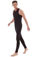 DIVESTAR Pakaian Selam Pria 3mm Neoprene John Wetsuit Tahan Air Bernapas untuk Menyelam Arung Jeram Logo Depan Ukuran Besar Layanan OEM