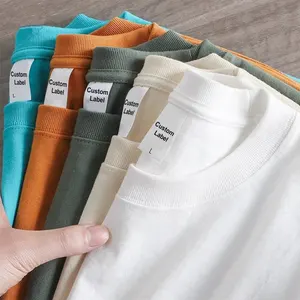 Factory 200 Gsm 100% Cotton T Shirt Custom Screen Printing Plain Unisex Blank Men's T-shirts