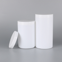 Bouteille en plastique HDPE de qualité alimentaire rose 500cc avec logo personnalisé pour protéines en poudre et compléments nutritionnels
