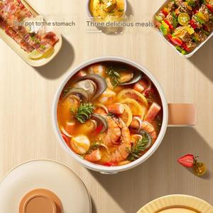 Đa Chức Năng <span class=keywords><strong>Mini</strong></span> Nồi Cơm Điện Không Dính Điện Nấu Ăn Nồi Với Kính Cường Lực Nắp Năng Lượng Tiết Kiệm Cho Nhà Khách Sạn Cho Xe Sử Dụng - Product Image 6