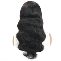 Perruques à bandeau sans colle en cheveux humains, perruques à bandeau en cheveux humains ondulés, perruques entièrement faites à la machine sans dentelle pour femmes noires