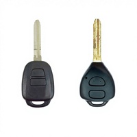 Étui de protection en cuir pour clé de voiture, 2 boutons, porte-clés, télécommande, housse pour Toyota RAV4 Hilux Verso Aqua IQ Probox, accessoires de voiture