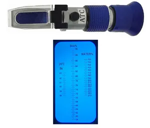 Honey Refractometer with ATC for Honey Moisture Brix and Baume 58-90% Brix Scale Range Honey Moisture